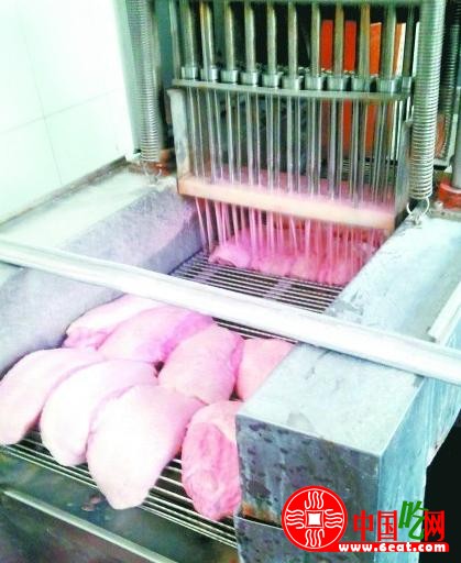 金汉斯烤鸭问题被曝光  鸭脯注料体重翻番