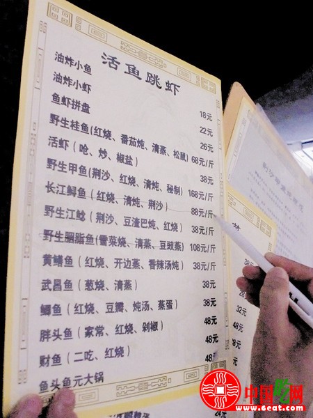 武汉餐馆低价热销中华鲟  杂交鲟冒充（图）
