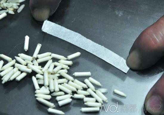 用纸制成的假大米是真的吗