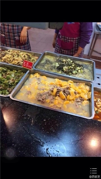 高校现橘子烧排骨 刷新神级菜色新境界