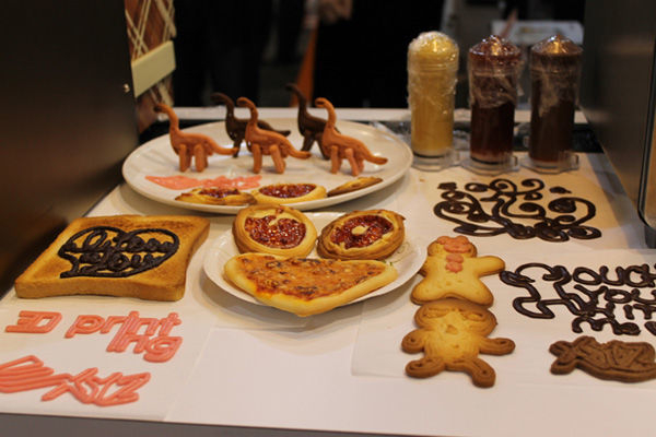 日本首推3D食品打印机 曲奇、巧克力等都ok