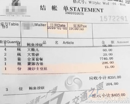 新年遭遇天价土豆丝 餐馆收银失误如何避免