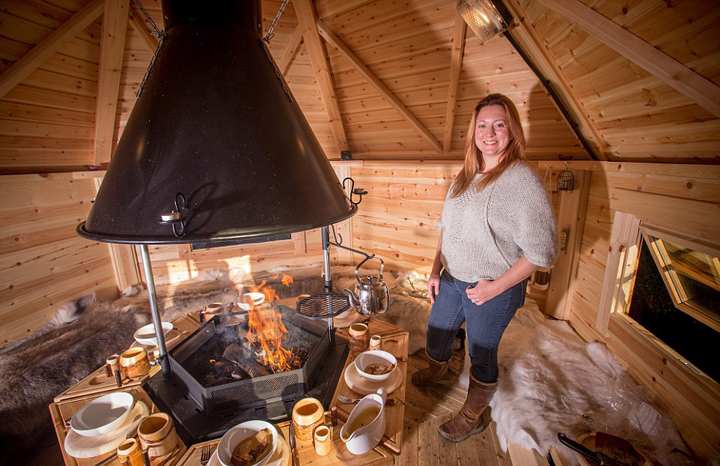 英烹饪能手自家花园开迷你餐厅受追捧