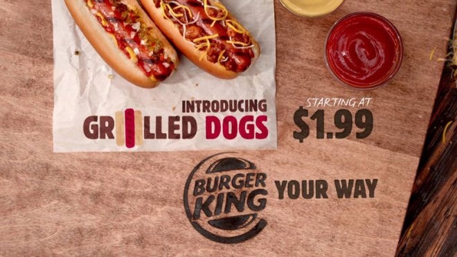 汉堡王在美国新推牛肉热狗 重要性相当于皇堡